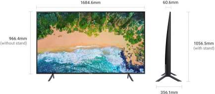 UA75NU7100K 4K LED 75 Inch (190 cm) | Smart TV