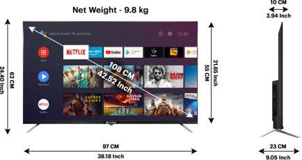 43CA2022 4K LED 43 Inch (109 cm) | Smart TV