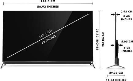 65C815 4K QLED 65 Inch (165 cm) | Smart TV