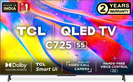 55C725 4K QLED 55 Inch (140 cm) | Smart TV