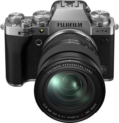 X series X-T4 (XF 16-80mm f/4 R OIS WR Kit Lens) Mirrorless Camera