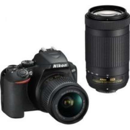 D3500 (AF-P DX 18-55mm f/3.5-f/5.6G VR and AF-P DX 70-300mm f/4.5-f/6.3G ED Dual Kit Lens) Digital SLR Camera