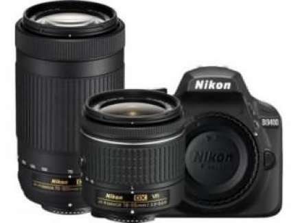 D3400 (AF-P DX 18-55mm f/3.5-f/5.6G VR and AF-P DX 70-300mm f/4.5-f/6.3G ED Dual Kit Lens) Digital SLR Camera