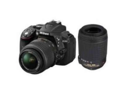 D5300 (AF-S 18-55mm VR II and AF-S 55-200mm VR II Kit Lenses) Digital SLR Camera