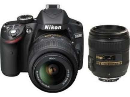 D3200 (AF-S 18 - 55 mm f/3.5-5.6 VR II Kit and AF-S 50 mm f/1.8G Lens) Digital SLR Camera