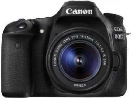 EOS 80D (EF-S 18-55mm f/3.5-f/5.6 IS STM Kit Lens) Digital SLR Camera
