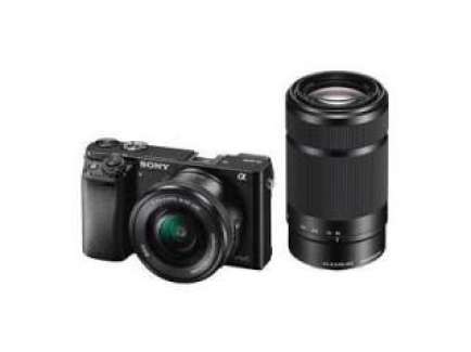 Alpha ILCE-6000Y (SELP1650 and SEL55210) Mirrorless Camera