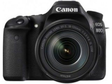 EOS 80D (EF-S 18-135mm f/3.5-f/5.6 IS USM Kit Lens) Digital SLR Camera