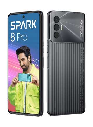Spark 8 Pro 4 GB RAM 64 GB Storage Black