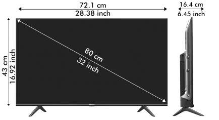 43A4G Full HD LED 43 Inch (109 cm) | Smart TV
