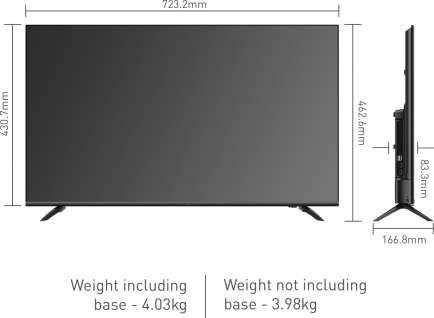X3 HD ready LED 32 Inch (81 cm) | Smart TV