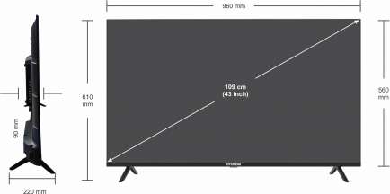 SMTHY43FHDB52VRYVT 43 inch LED Full HD TV