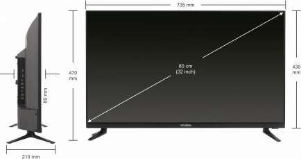 SMTHY32HDB52YW HD ready LED 32 Inch (81 cm) | Smart TV