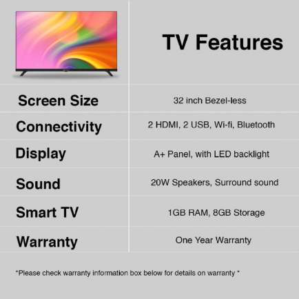 32CORFLS05 Full HD LED 32 Inch (81 cm) | Smart TV