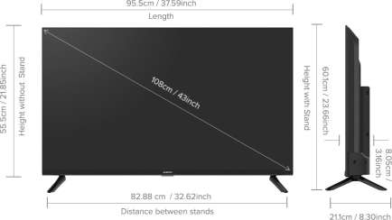 A Series L43M8-5AINFull HD LED 43 Inch (109 cm) | Smart TV