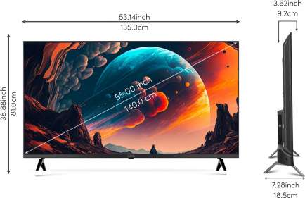 Pikaso SENS55WASUHD 4K LED 55 Inch (140 cm) | Smart TV