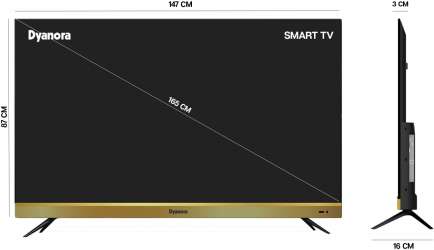 OMEGA DY-LD65U2S-001 4K LED 65 Inch (165 cm) | Smart TV