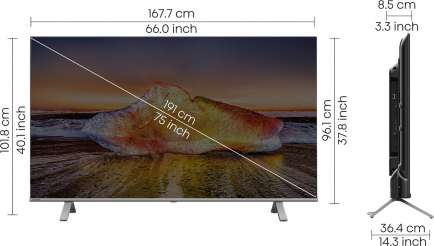 75C350MP 4K LED 75 inch (190 cm) | Smart TV