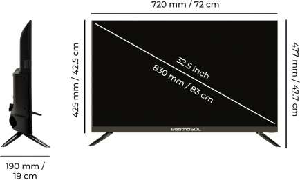 LEDSTVBG3284HD27-DN 32 inch (81 cm) LED HD-Ready TV