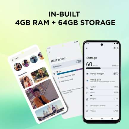 G04 4 GB RAM 64 GB Storage Black