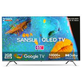 Sansui JSW65GSQLED 4K QLED 65 Inch (165 cm) | Smart TV