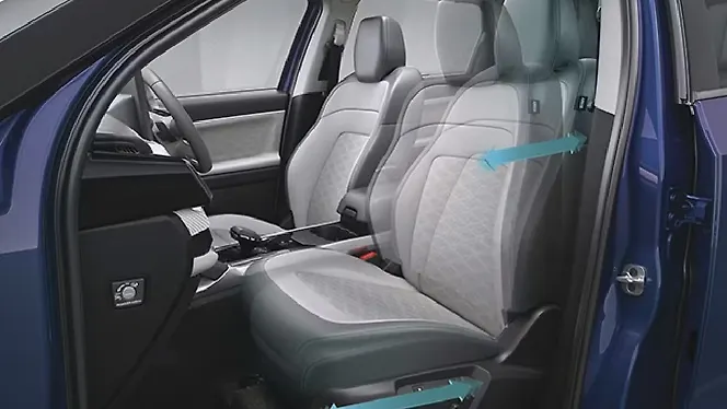Tata Harrier EV Front Row Seats