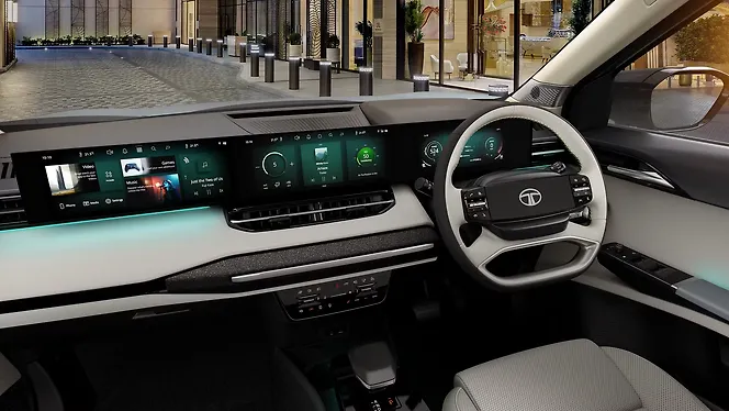 Tata Sierra EV Dashboard