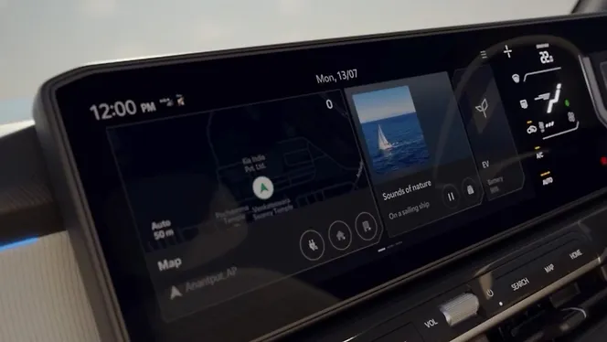 Kia Syros EV Infotainment System