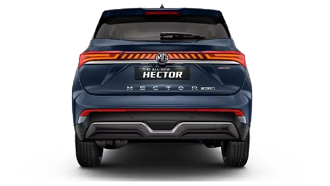 MG Hector Facelift Rear View