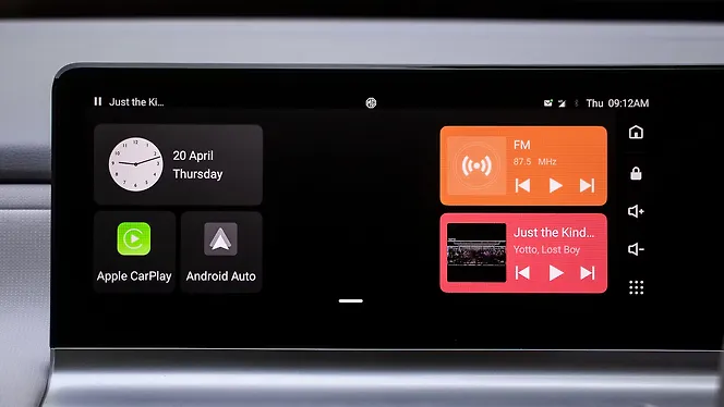 MG Comet EV Infotainment System