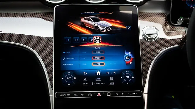 Mercedes-Benz AMG C 63 S E Performance Infotainment System