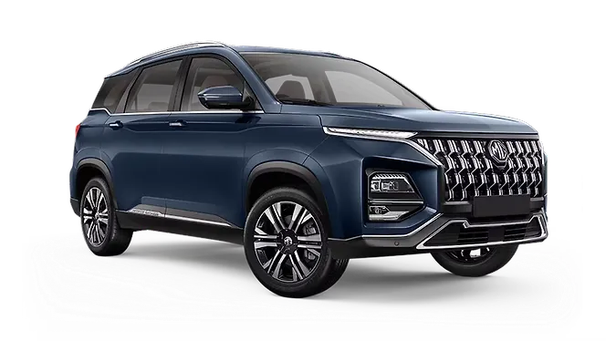 MG Hector Plus Right Front Three Quarter