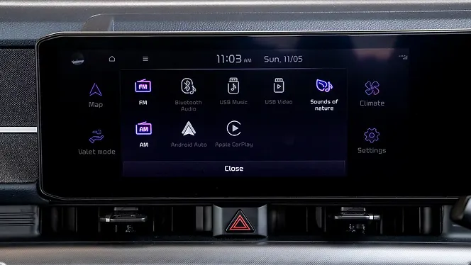 Kia Carens Clavis Infotainment System