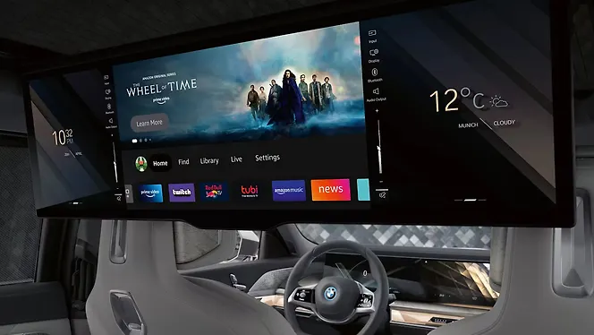 BMW i7 Facelift Infotainment System