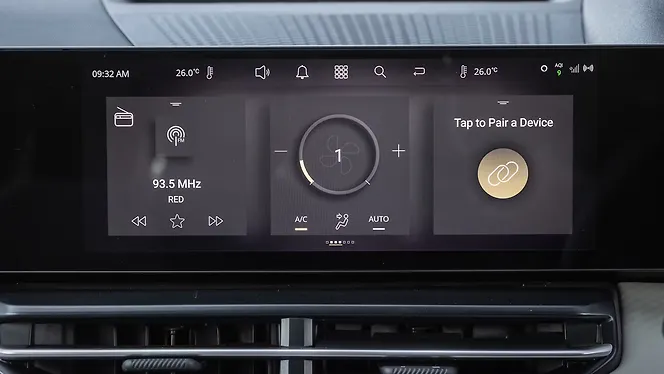 Tata Sierra Infotainment System