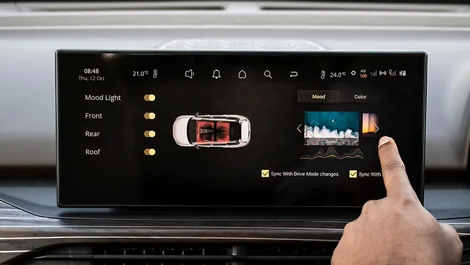Tata Safari Facelift Infotainment System