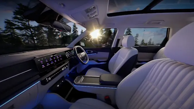 Kia Carens Clavis EV Front Row Seats