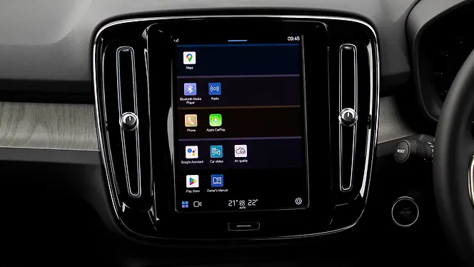 Volvo C40 Recharge Infotainment System