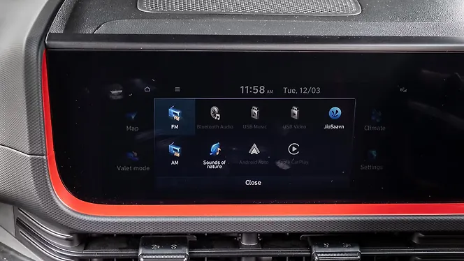 Hyundai Creta N Line Infotainment System