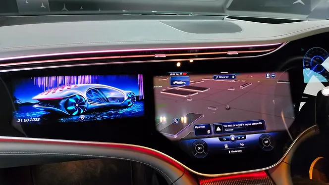 Mercedes-Benz EQS Infotainment System