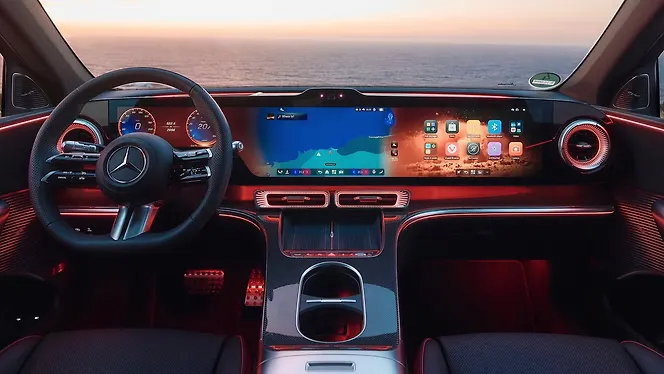 Mercedes-Benz GLC EV Dashboard