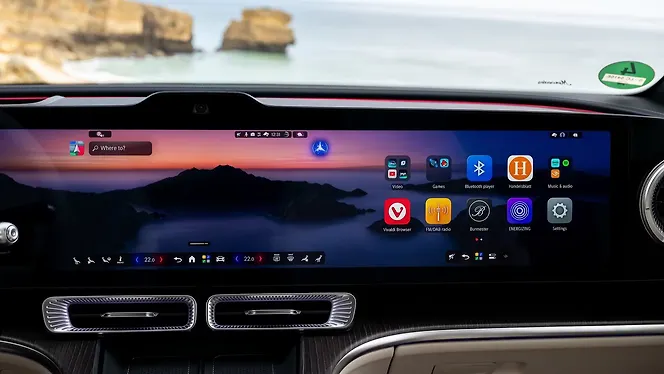 Mercedes-Benz GLC EV Infotainment System