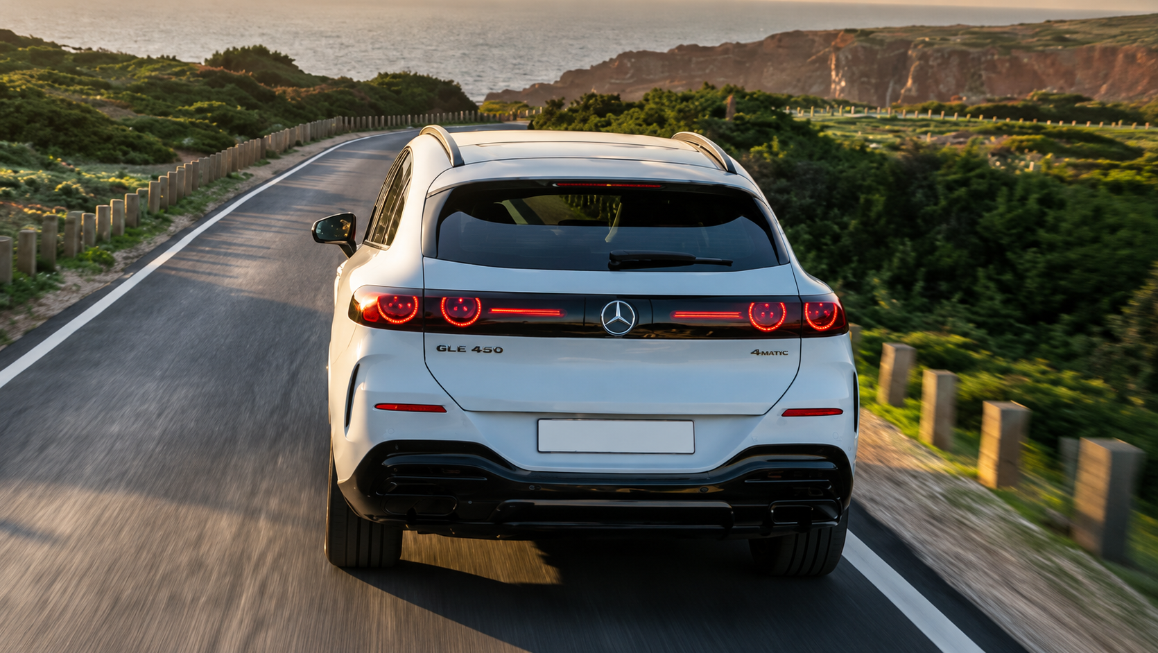 Mercedes-Benz GLC EV Rear View