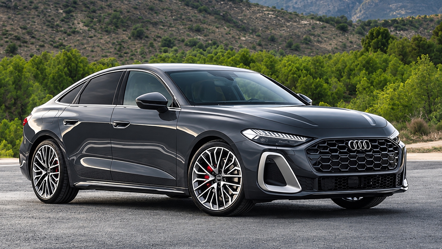 Audi New A5 Right Front Three Quarter