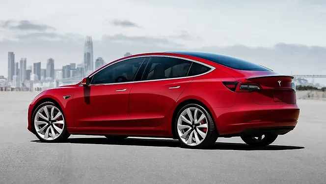 Tesla Model 3 Left Rear Three Quarter