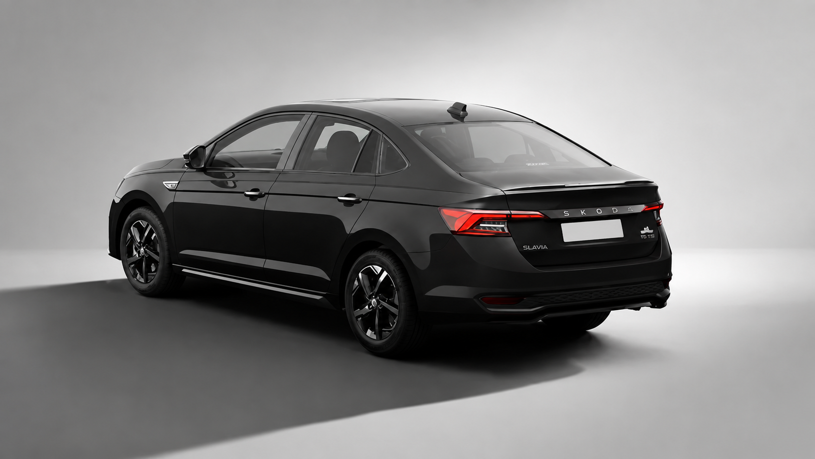 Skoda Slavia Facelift Left Rear Three Quarter