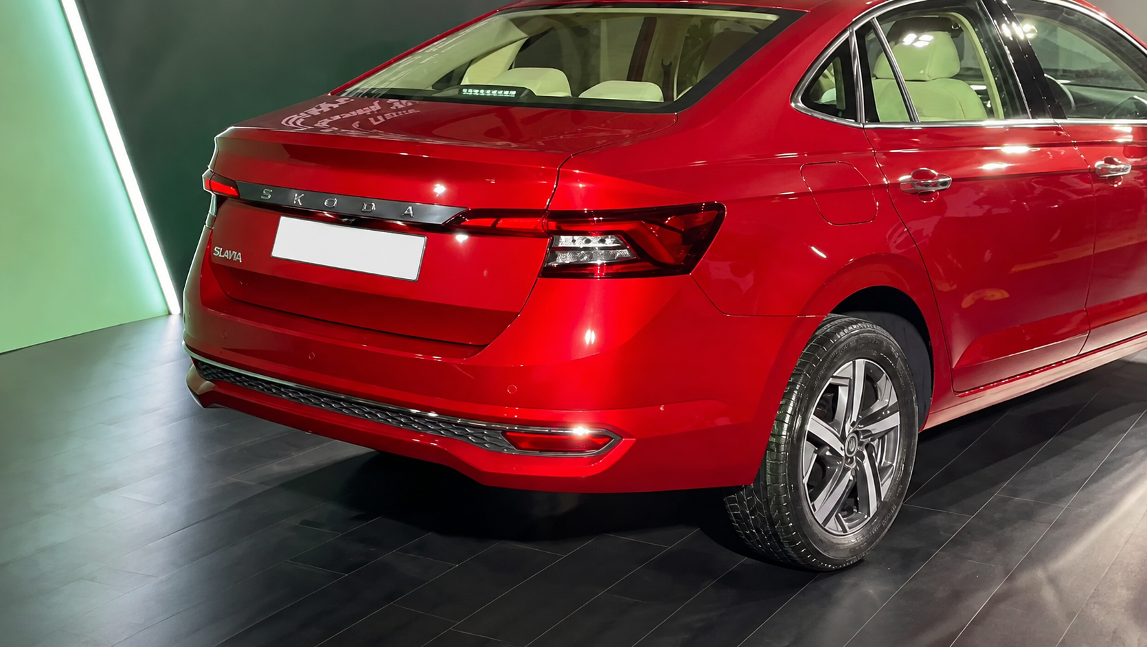 Skoda Slavia Facelift Rear View
