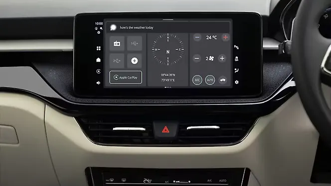 Skoda Slavia Facelift Infotainment System