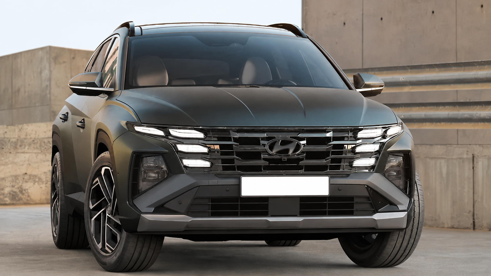 Hyundai Tucson Facelift Right Front Three Quarter