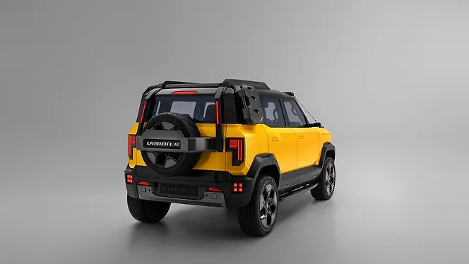 Mahindra Vision S Compact SUV Right Rear Three Quarter